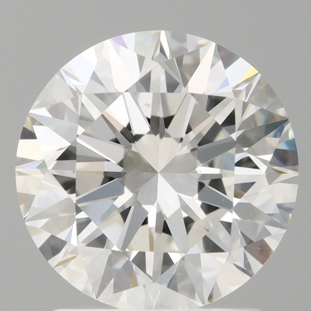 2.00 Carat Round Shaped, Excellent Cut, F Color, VS1 Clarity, IGI Certified Lab Grown Diamond