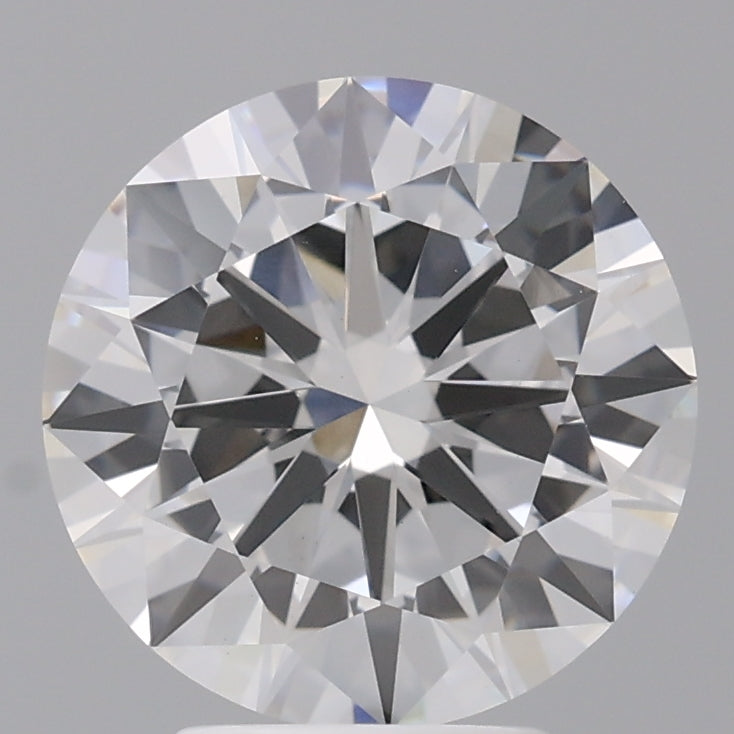4.03 Carat Round Shaped, Excellent Cut, E Color, VVS2 Clarity, IGI Certified Lab Grown Diamond