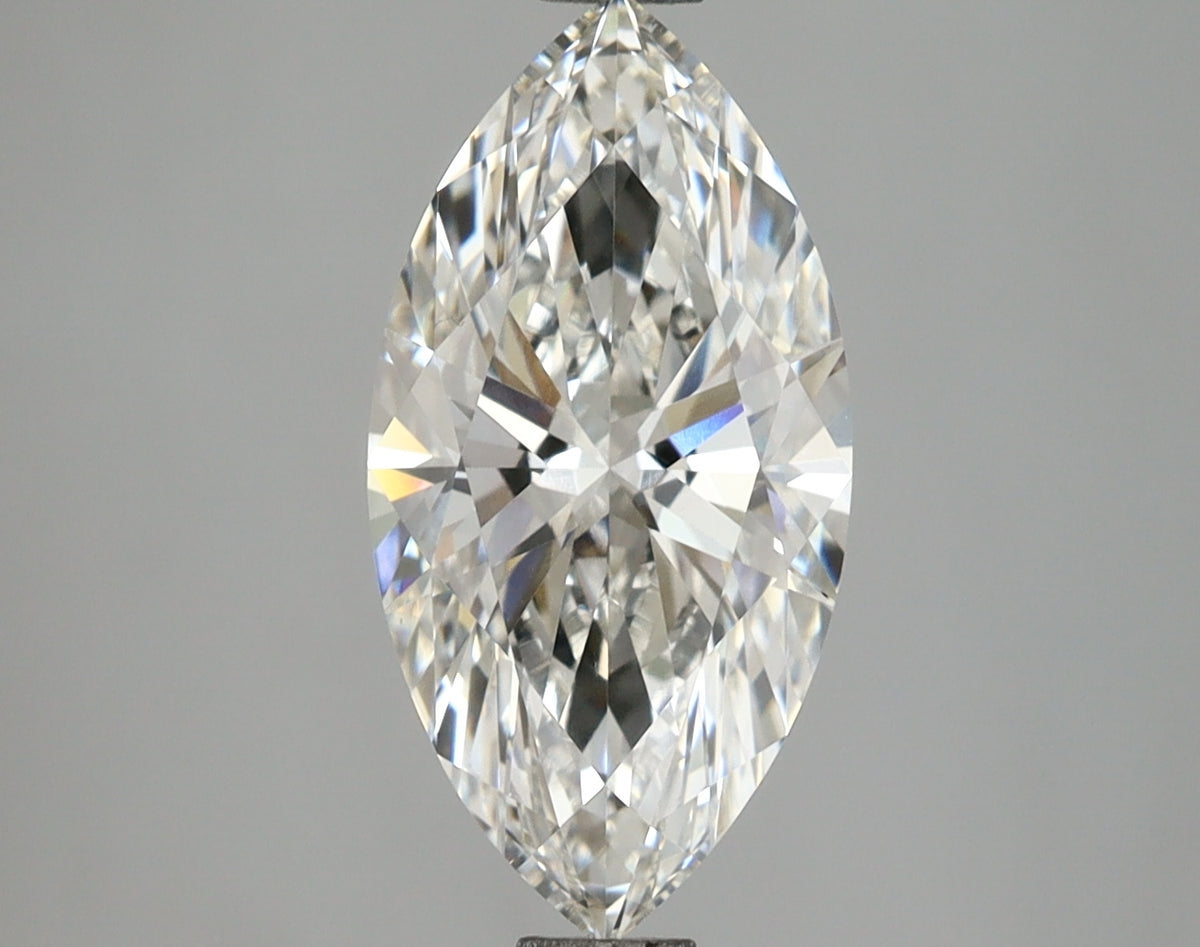 2.59 Carat Marquise Shaped, Ideal Cut, G Color, VVS2 Clarity, IGI Certified Lab Grown Diamond