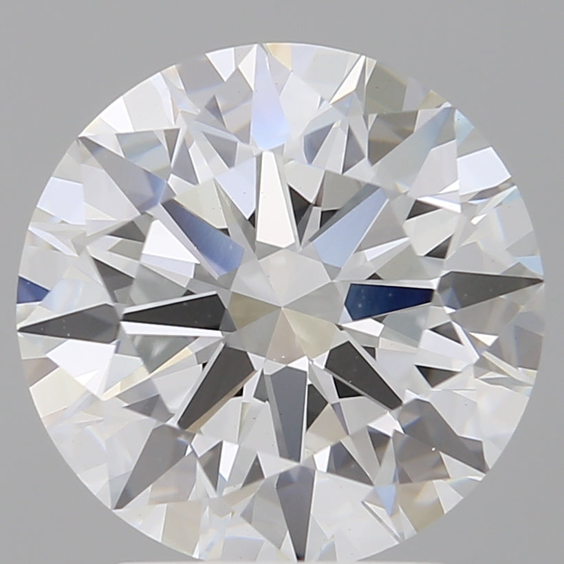 3.00 Carat Round Shaped, Ideal Cut, E Color, VVS2 Clarity, IGI Certified Lab Grown Diamond
