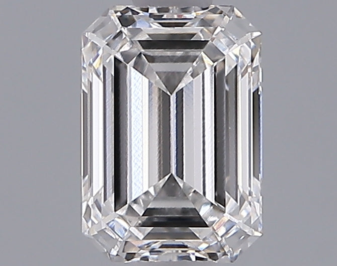 1.05 Carat Emerald Shaped, Ideal Cut, E Color, VVS1 Clarity, IGI Certified Lab Grown Diamond