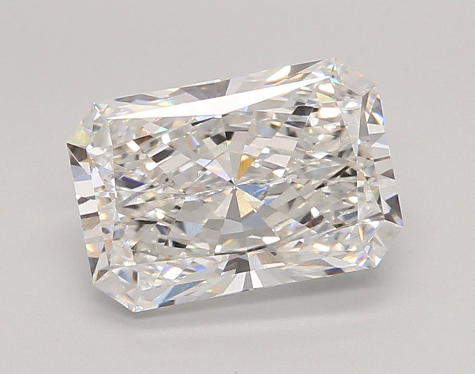 3.00 Carat Radiant Shaped, Ideal Cut, E Color, VVS1 Clarity, IGI Certified Lab Grown Diamond