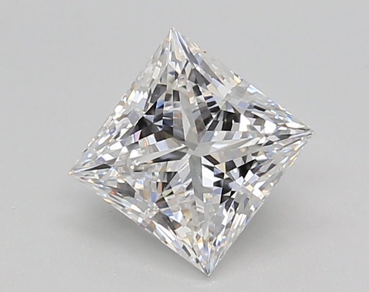 1.10 Carat Princess Shaped, Excellent Cut, D Color, VS1 Clarity, IGI Certified Lab Grown Diamond