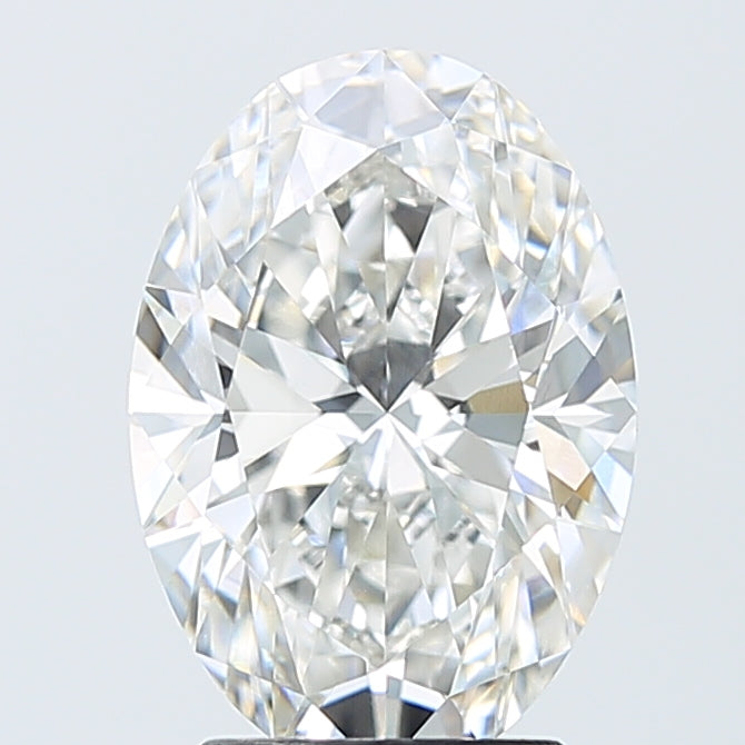 3.06 Carat Oval Shaped, Ideal Cut, F Color, VVS2 Clarity, IGI Certified Lab Grown Diamond