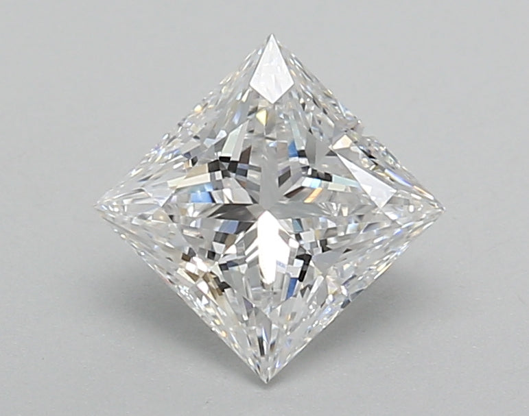 1.02 Carat Princess Shaped, Very Good Cut, D Color, VVS2 Clarity, IGI Certified Lab Grown Diamond