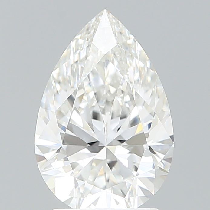 2.24 Carat Pear Shaped, Ideal Cut, E Color, VVS1 Clarity, IGI Certified Lab Grown Diamond