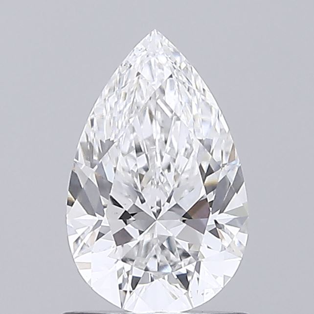 1.06 Carat Pear Shaped, Ideal Cut, E Color, VVS2 Clarity, IGI Certified Lab Grown Diamond