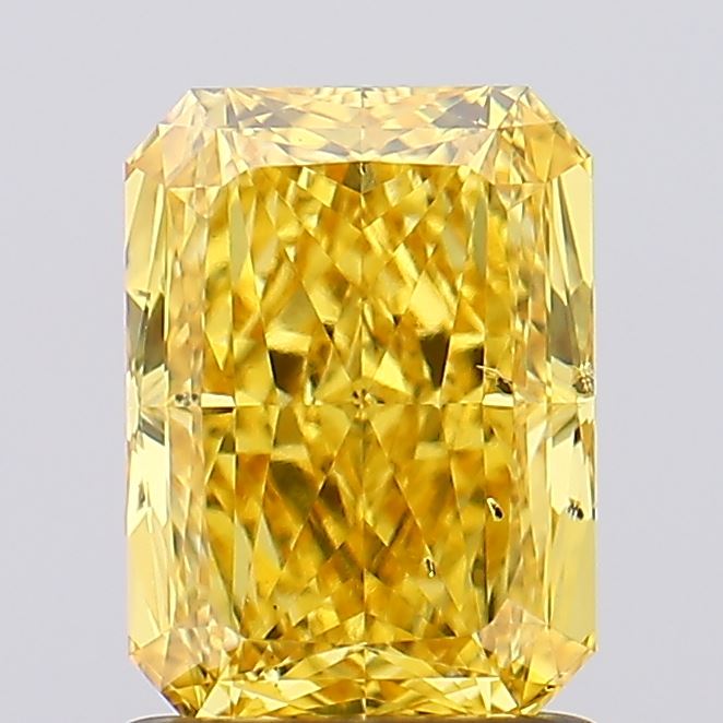 1.55 Carat Radiant Shaped, Ideal Cut, SI2 Clarity, IGI Certified Lab Grown Diamond