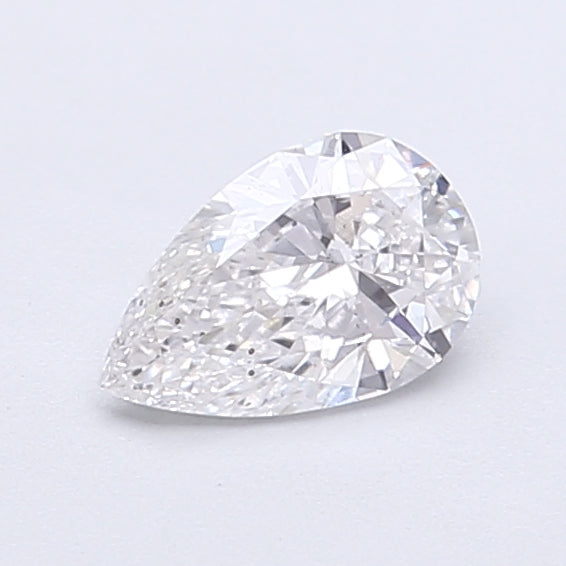 0.51 Carat Pear Shaped, Very Good Cut, D Color, SI1 Clarity, IGI Certified Lab Grown Diamond