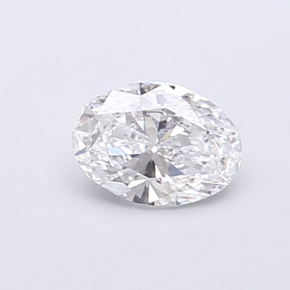 0.39 Carat Oval Shaped, Very Good Cut, D Color, VVS2 Clarity, IGI Certified Lab Grown Diamond