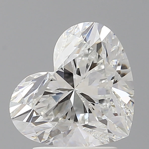 2.54 Carat Heart Shaped, Ideal Cut, E Color, VS1 Clarity, IGI Certified Lab Grown Diamond