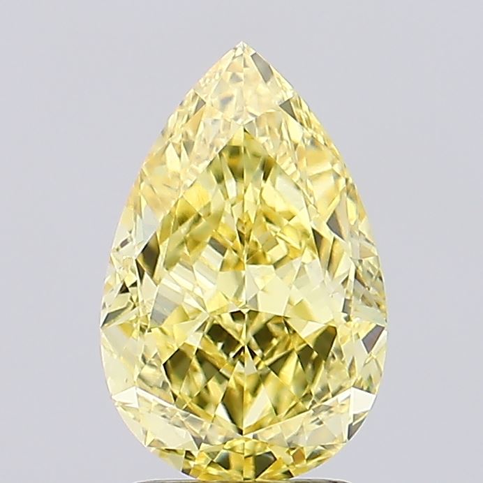 2.89 Carat Pear Shaped, Excellent Cut, VVS2 Clarity, IGI Certified Lab Grown Diamond