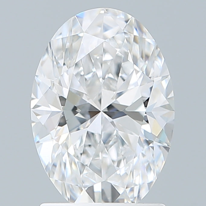 1.74 Carat Oval Shaped, Excellent Cut, D Color, VVS2 Clarity, IGI Certified Lab Grown Diamond