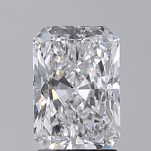 2.00 Carat Radiant Shaped, Excellent Cut, E Color, VS1 Clarity, IGI Certified Lab Grown Diamond