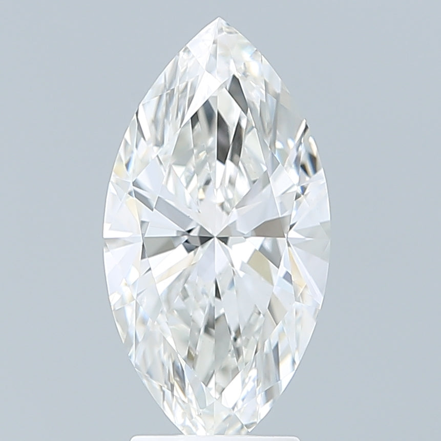 3.18 Carat Marquise Shaped, Ideal Cut, G Color, VVS2 Clarity, IGI Certified Lab Grown Diamond