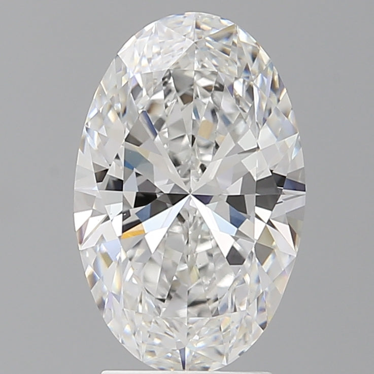 3.05 Carat Oval Shaped, Ideal Cut, E Color, VS1 Clarity, IGI Certified Lab Grown Diamond