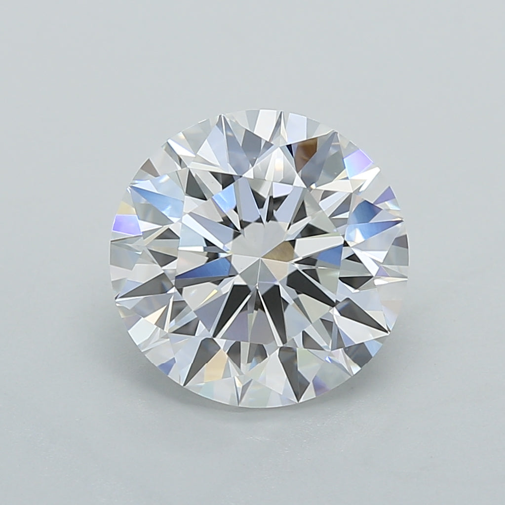 3.03 Carat Round Shaped, Ideal Cut, D Color, VS1 Clarity, IGI Certified Lab Grown Diamond