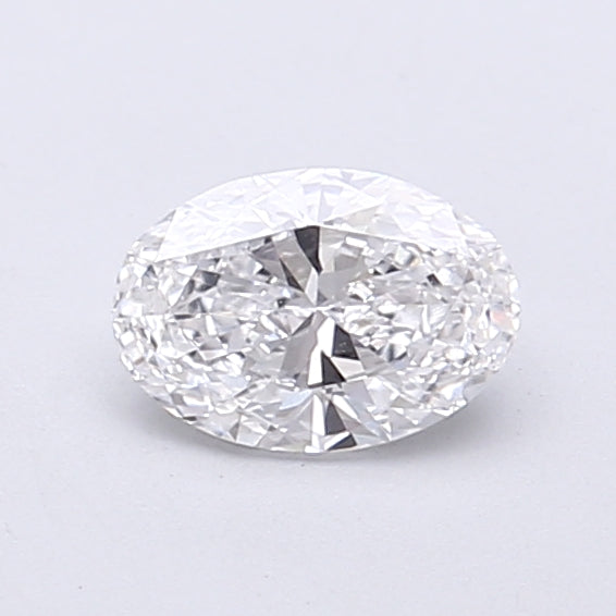 0.51 Carat Oval Shaped, Very Good Cut, D Color, VVS2 Clarity, IGI Certified Lab Grown Diamond
