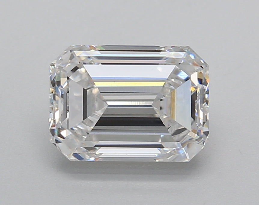 2.01 Carat Emerald Shaped, Very Good Cut, D Color, VVS2 Clarity, IGI Certified Lab Grown Diamond
