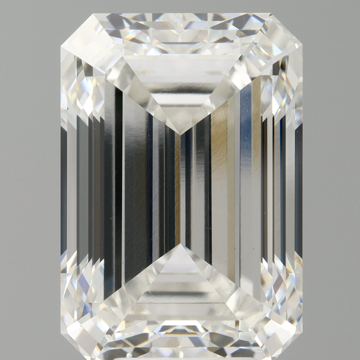 8.05 Carat Emerald Shaped, Ideal Cut, F Color, VS1 Clarity, IGI Certified Lab Grown Diamond