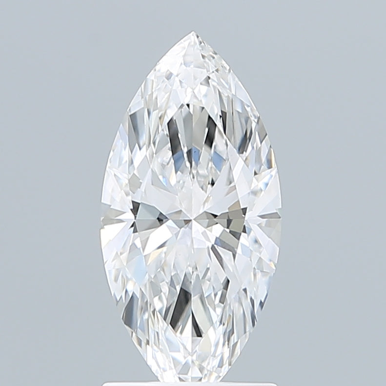1.57 Carat Marquise Shaped, Ideal Cut, D Color, VVS2 Clarity, IGI Certified Lab Grown Diamond