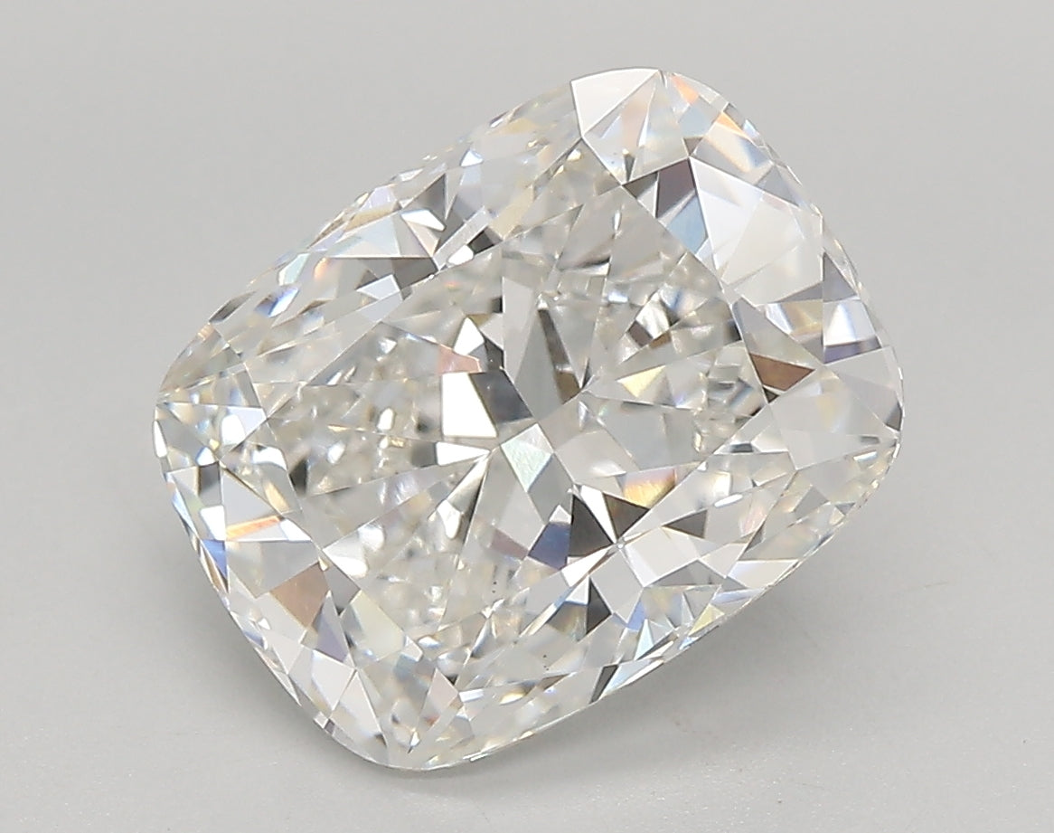 4.10 Carat Cushion Shaped, Very Good Cut, F Color, VS1 Clarity, IGI Certified Lab Grown Diamond