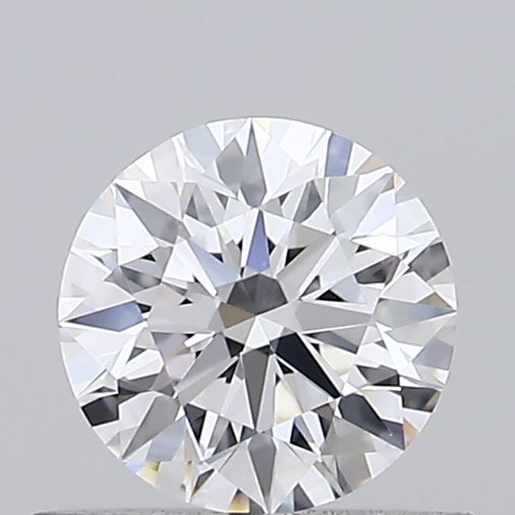 0.53 Carat Round Shaped, Ideal Cut, D Color, VVS1 Clarity, IGI Certified Lab Grown Diamond