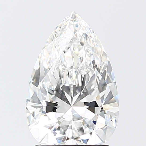 2.01 Carat Pear Shaped, Ideal Cut, E Color, VS1 Clarity, IGI Certified Lab Grown Diamond