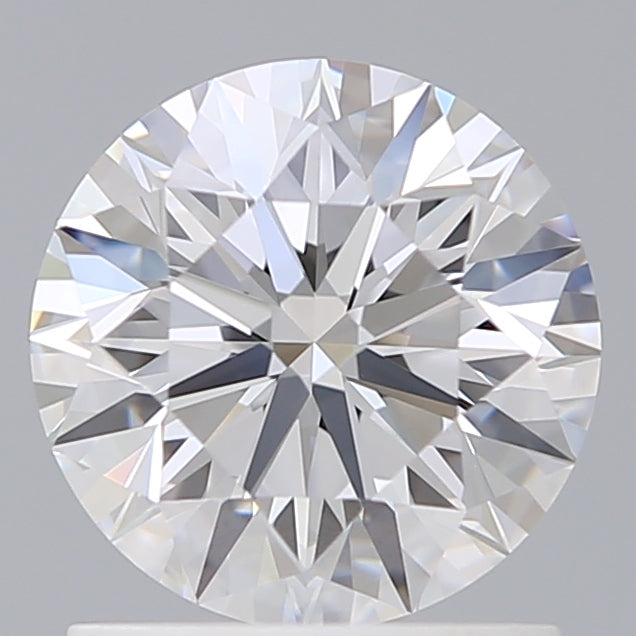 1.31 Carat Round Shaped, Excellent Cut, E Color, VVS2 Clarity, IGI Certified Lab Grown Diamond