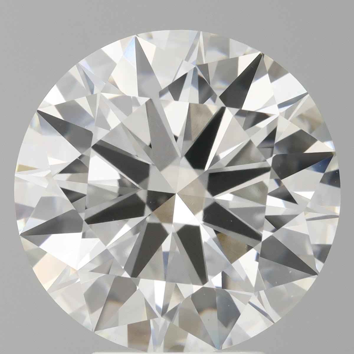 5.02 Carat Round Shaped, Ideal Cut, F Color, VS1 Clarity, IGI Certified Lab Grown Diamond