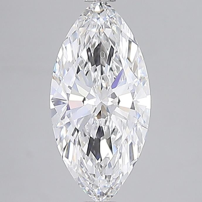 2.25 Carat Marquise Shaped, Ideal Cut, E Color, VVS2 Clarity, IGI Certified Lab Grown Diamond