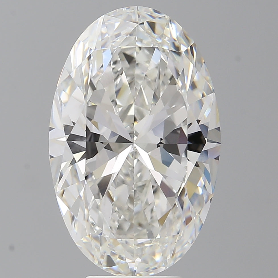 7.58 Carat Oval Shaped, Ideal Cut, E Color, VVS2 Clarity, IGI Certified Lab Grown Diamond