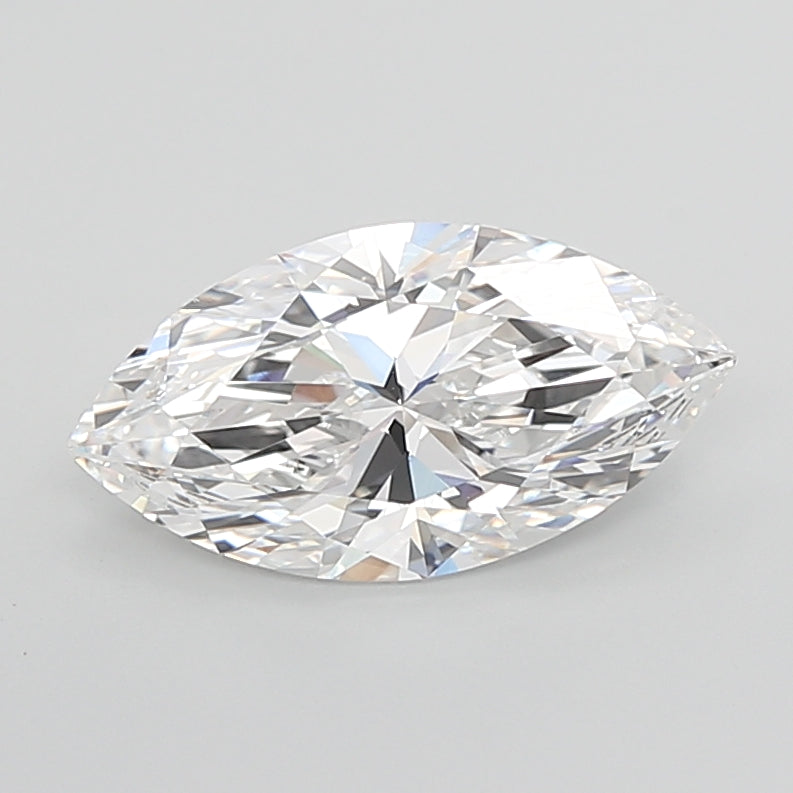 4.03 Carat Marquise Shaped, Ideal Cut, E Color, VVS2 Clarity, IGI Certified Lab Grown Diamond