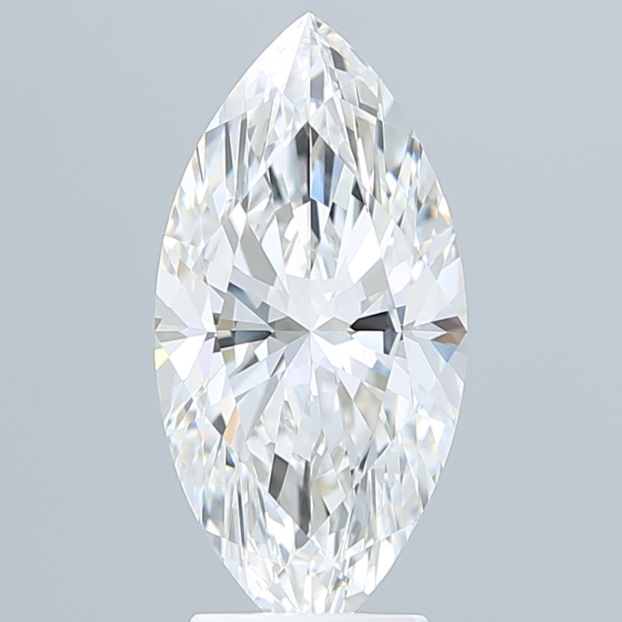 3.59 Carat Marquise Shaped, Excellent Cut, F Color, VVS2 Clarity, IGI Certified Lab Grown Diamond