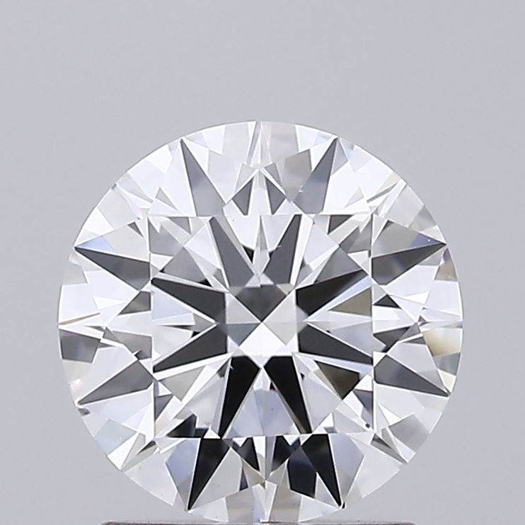 1.52 Carat Round Shaped, Ideal Cut, D Color, VS1 Clarity, IGI Certified Lab Grown Diamond