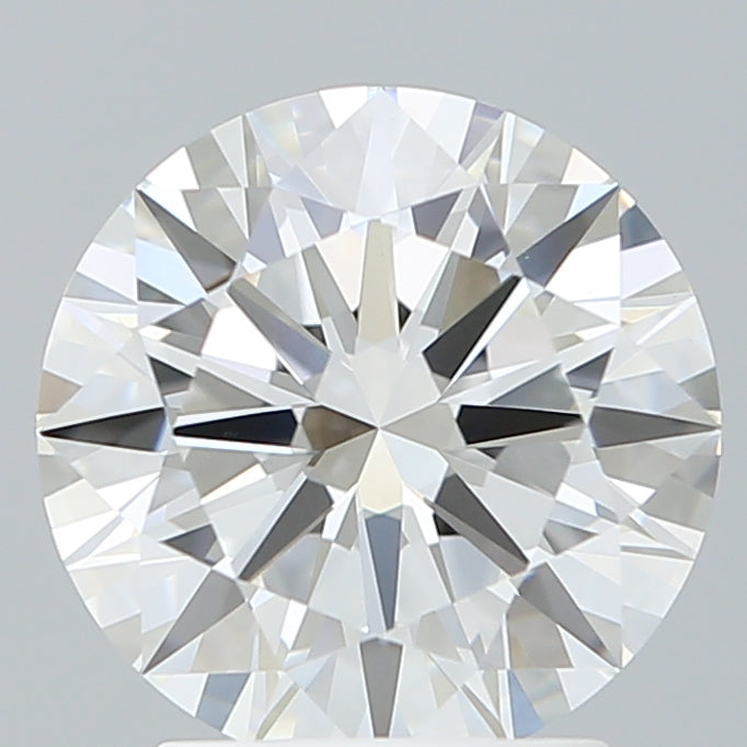 2.45 Carat Round Shaped, Excellent Cut, G Color, VVS2 Clarity, IGI Certified Lab Grown Diamond