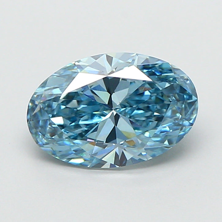 1.55 Carat Oval Shaped, Very Good Cut, VVS2 Clarity, IGI Certified Lab Grown Diamond