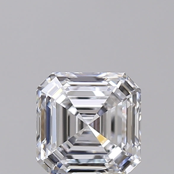 1.02 Carat Asscher Shaped, Ideal Cut, D Color, VVS2 Clarity, IGI Certified Lab Grown Diamond