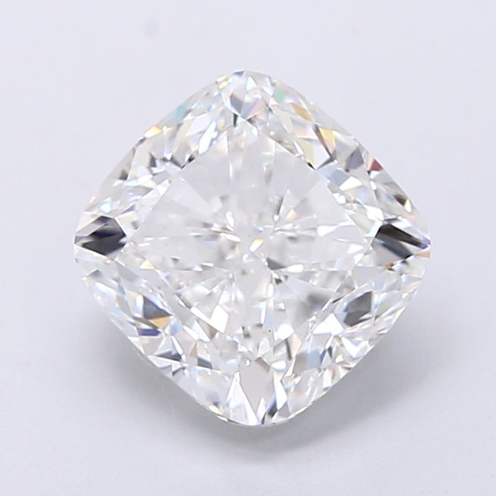 3.04 Carat Cushion Shaped, Very Good Cut, D Color, VS1 Clarity, IGI Certified Lab Grown Diamond