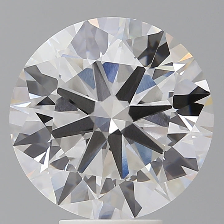 6.03 Carat Round Shaped, Excellent Cut, F Color, VVS2 Clarity, IGI Certified Lab Grown Diamond