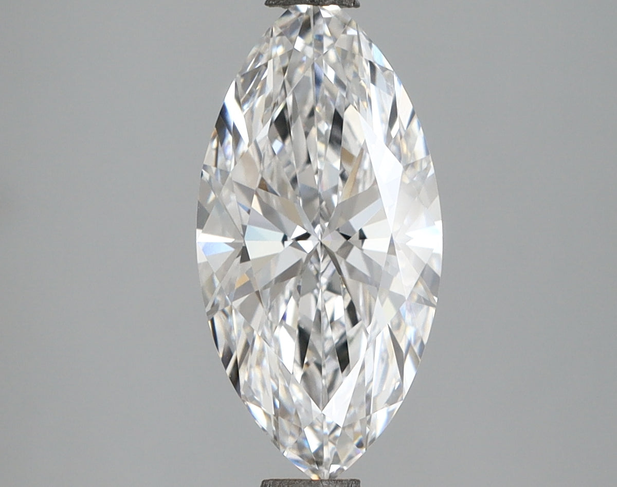 2.06 Carat Marquise Shaped, Ideal Cut, D Color, VVS1 Clarity, IGI Certified Lab Grown Diamond