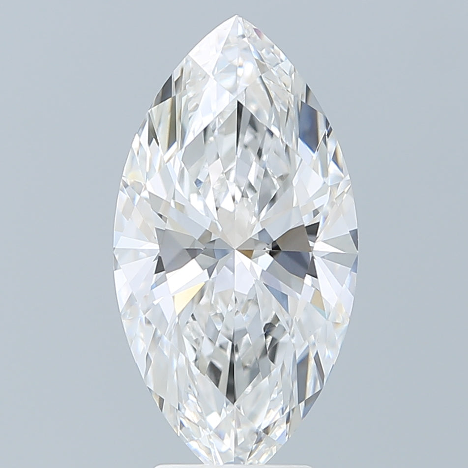 4.59 Carat Marquise Shaped, Ideal Cut, E Color, VVS2 Clarity, IGI Certified Lab Grown Diamond