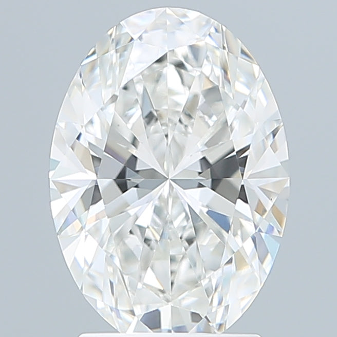 2.55 Carat Oval Shaped, Ideal Cut, F Color, VVS2 Clarity, IGI Certified Lab Grown Diamond