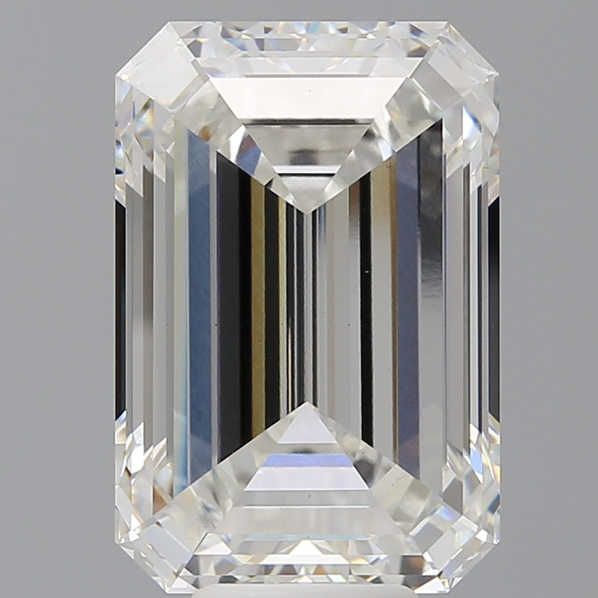 9.58 Carat Emerald Shaped, Excellent Cut, F Color, VS1 Clarity, IGI Certified Lab Grown Diamond
