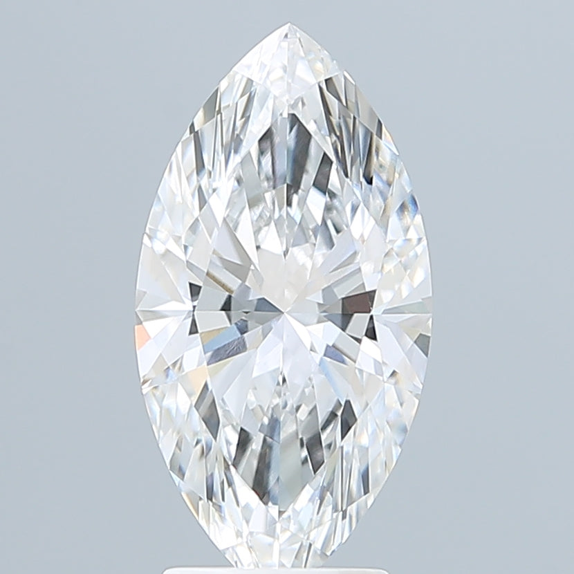 3.10 Carat Marquise Shaped, Ideal Cut, E Color, VVS2 Clarity, IGI Certified Lab Grown Diamond