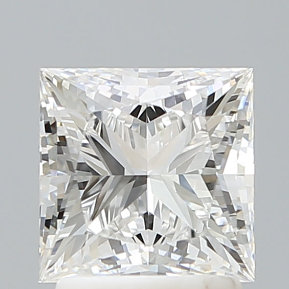 2.04 Carat Princess Shaped, Ideal Cut, E Color, VVS2 Clarity, IGI Certified Lab Grown Diamond