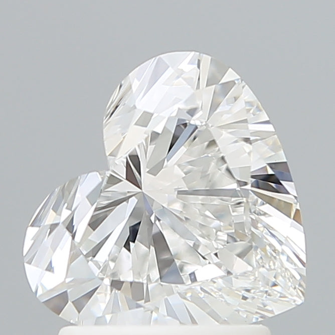 1.71 Carat Heart Shaped, Ideal Cut, E Color, VS1 Clarity, IGI Certified Lab Grown Diamond