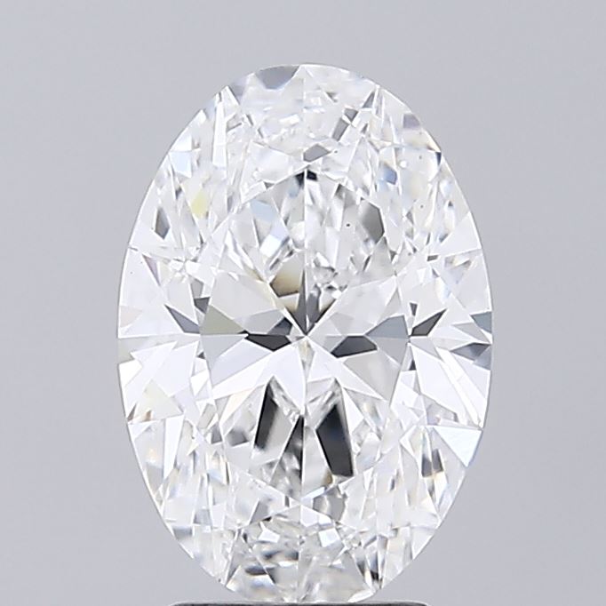 3.08 Carat Oval Shaped, Ideal Cut, E Color, VS1 Clarity, IGI Certified Lab Grown Diamond
