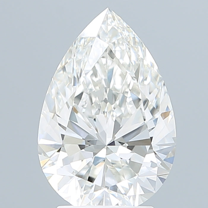 3.07 Carat Pear Shaped, Ideal Cut, G Color, VVS1 Clarity, IGI Certified Lab Grown Diamond