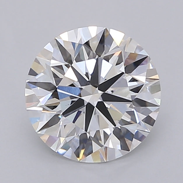 2.01 Carat Round Shaped, Ideal Cut, D Color, VS1 Clarity, IGI Certified Lab Grown Diamond